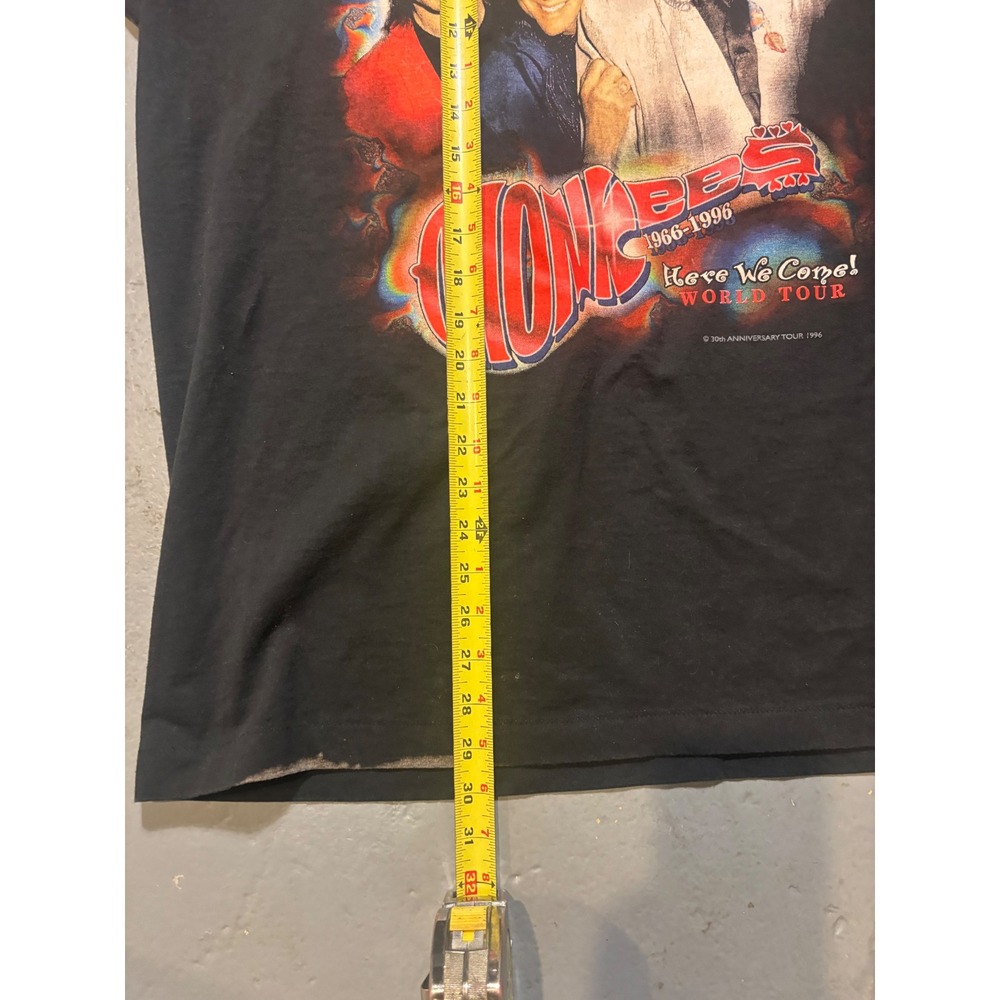 Vintage 1996 The Monkees 30th Anniversary World Tour Shirt XXL Fruit of the Loom - Picture 8 of 9